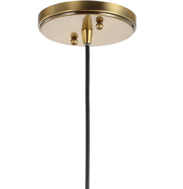 Nixon 7.5" Adjustable Drop Globe Metal/Glass LED Pendant - JONATHAN Y